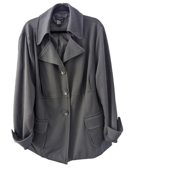 Sandro Woman luxury gray lined jacket, size 2X GUC - Picture 1 of 5